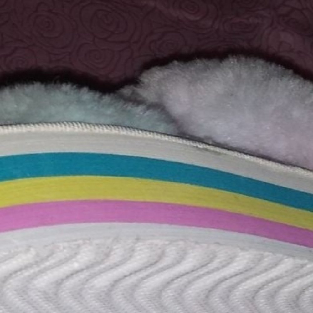 SOLD-pastel Rainbow Platform Sandals - Picture 6 of 7